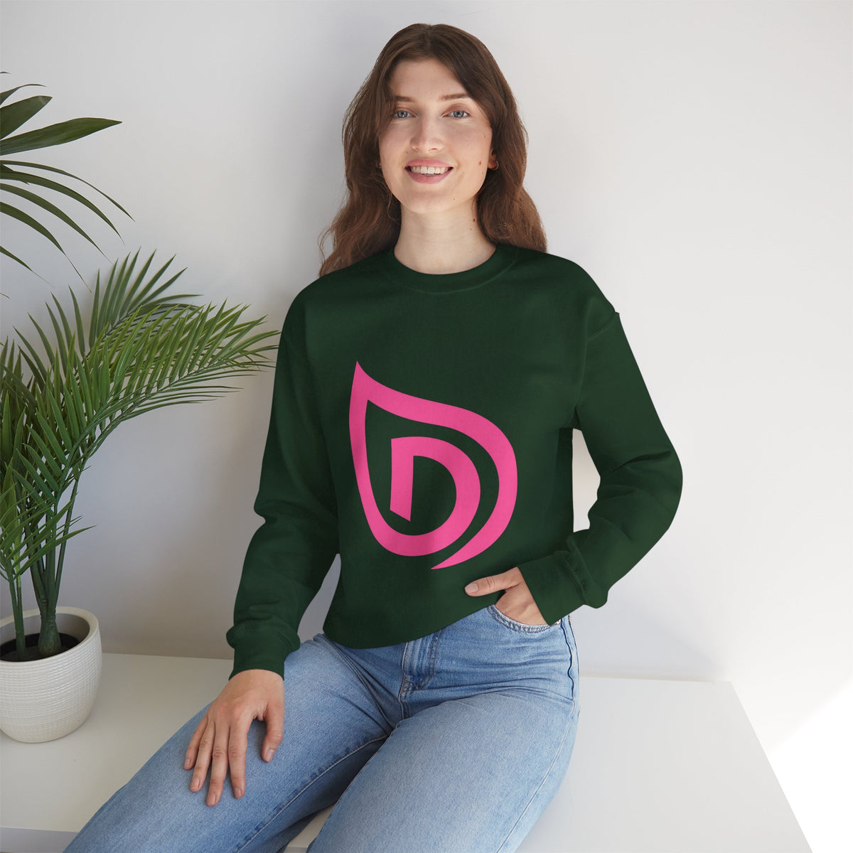 Dermacademy Logo Dermacademy Spa Lab Back Crewneck Sweater