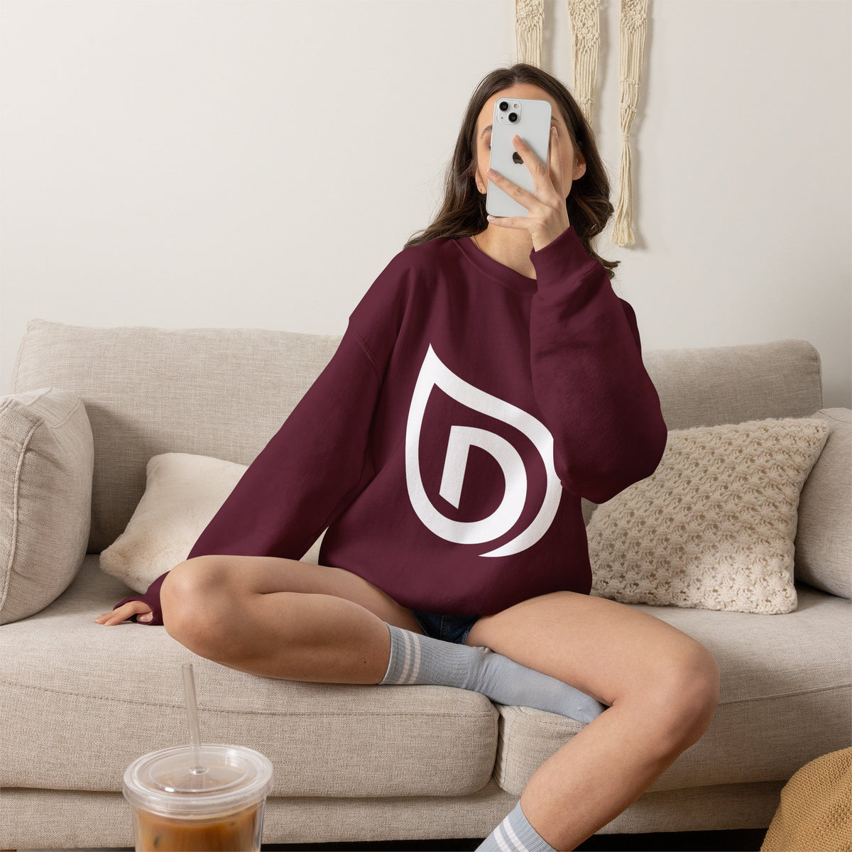 Dermacademy Logo Dermacademy Spa Lab Back Crewneck Sweater