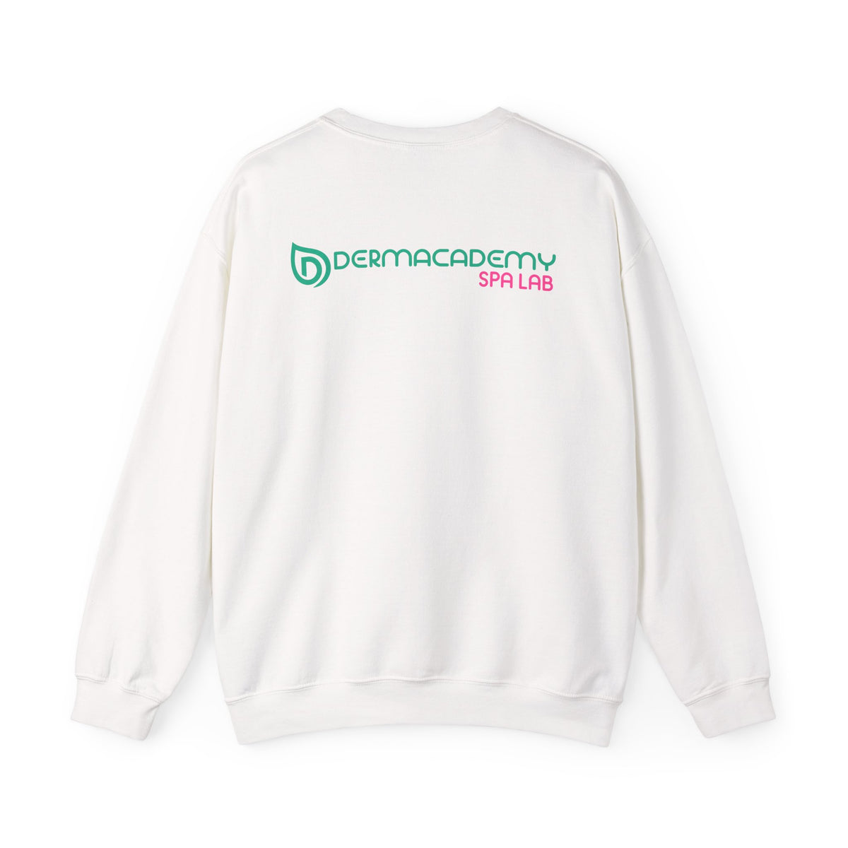 Dermacademy Logo Dermacademy Spa Lab Back Crewneck Sweater