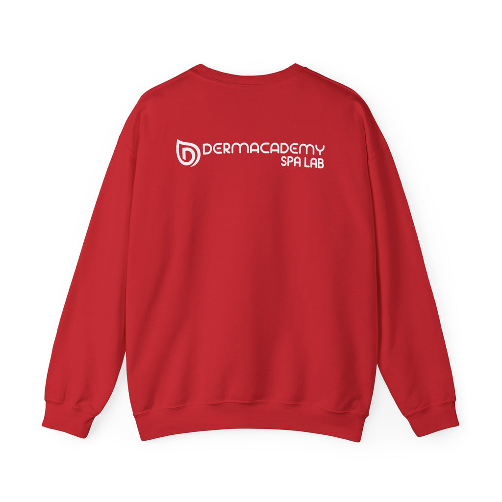 Dermacademy Logo Dermacademy Spa Lab Back Crewneck Sweater