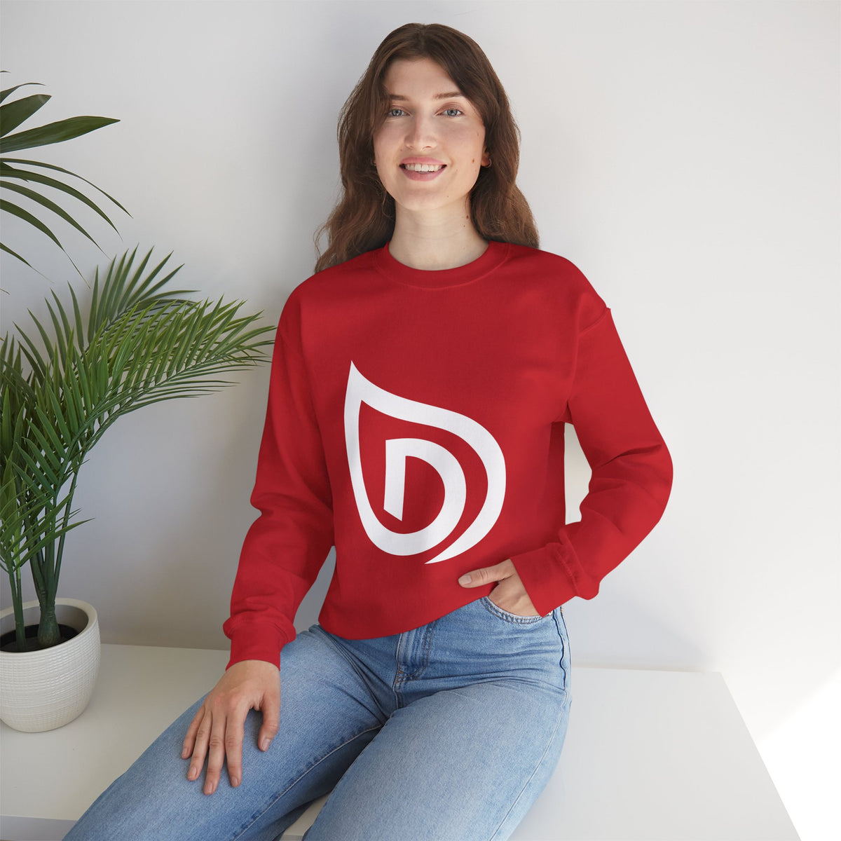 Dermacademy Logo Dermacademy Spa Lab Back Crewneck Sweater