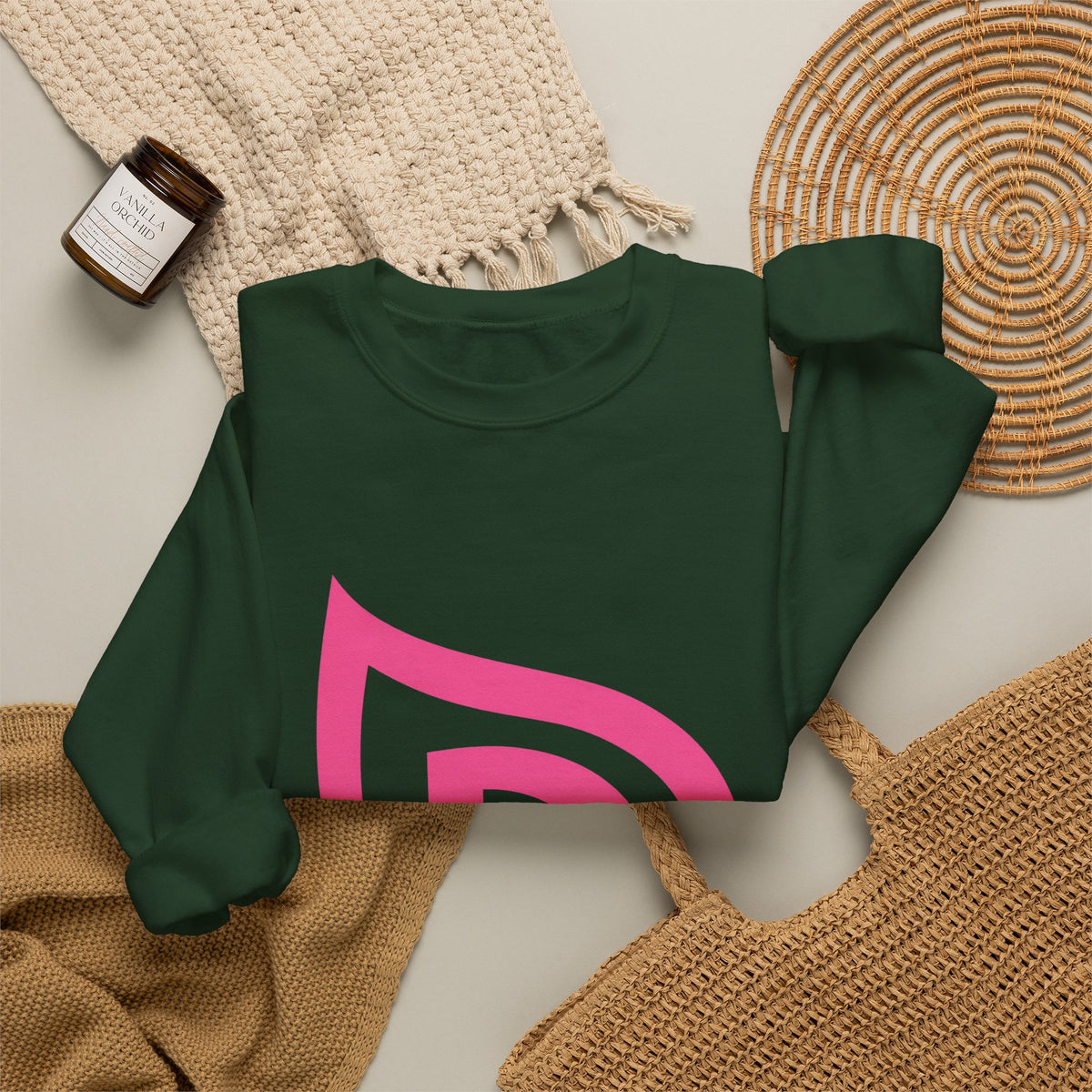 Dermacademy Logo Dermacademy Spa Lab Back Crewneck Sweater