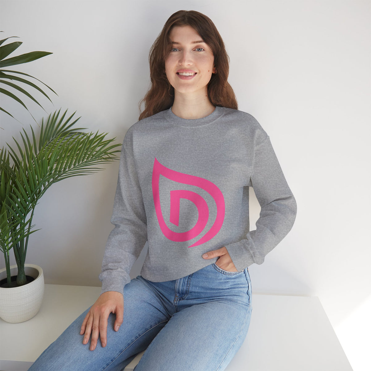 Dermacademy Logo Dermacademy Spa Lab Back Crewneck Sweater