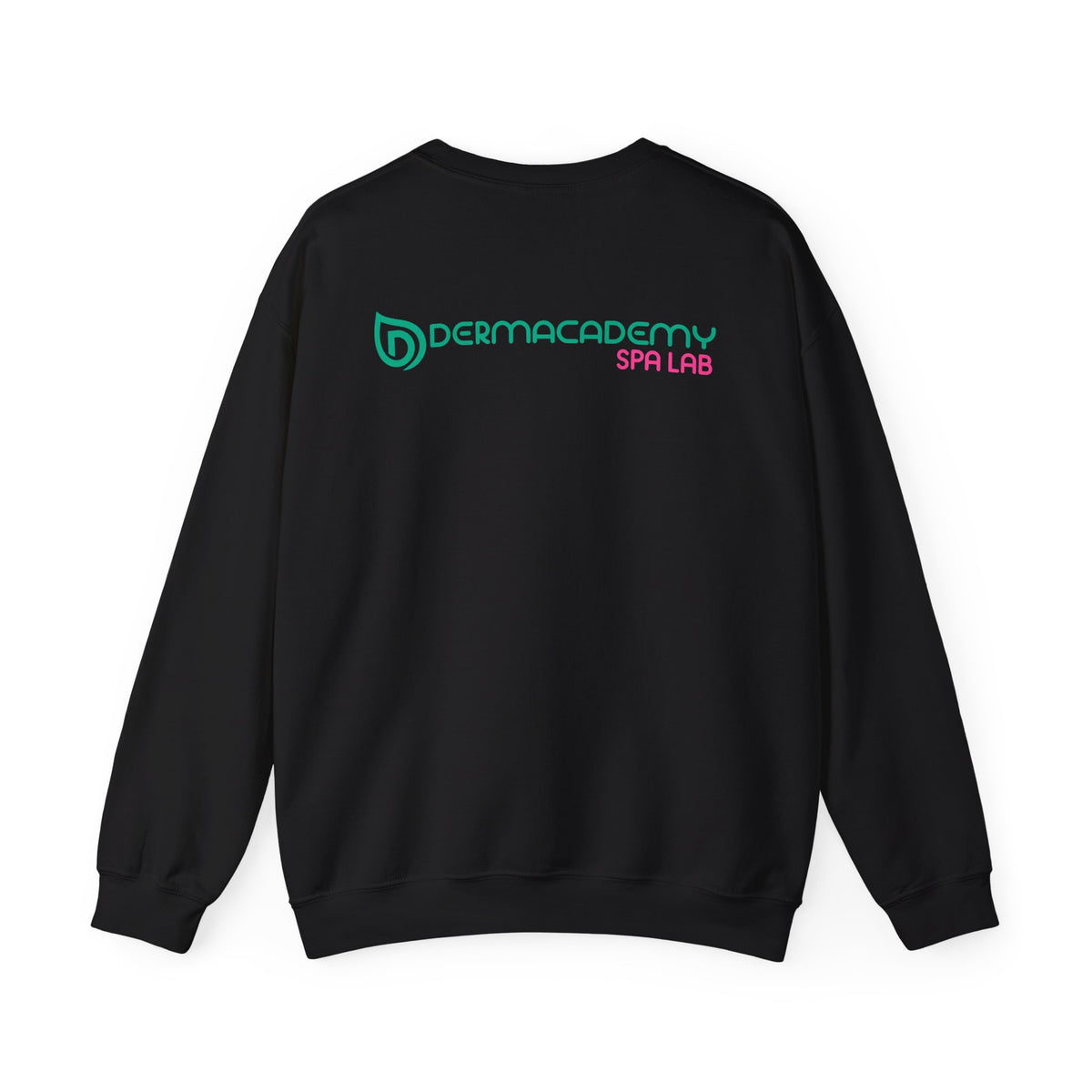 Dermacademy Logo Dermacademy Spa Lab Back Crewneck Sweater