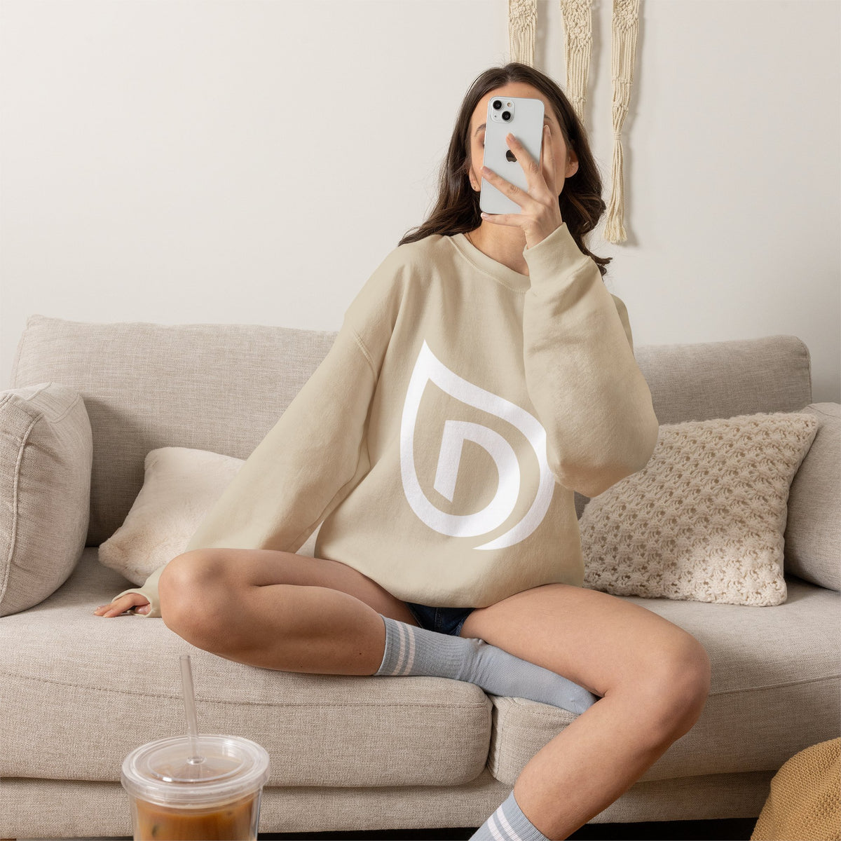 Dermacademy Logo Dermacademy Spa Lab Back Crewneck Sweater