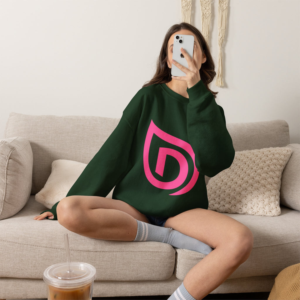 Dermacademy Logo Dermacademy Spa Lab Back Crewneck Sweater