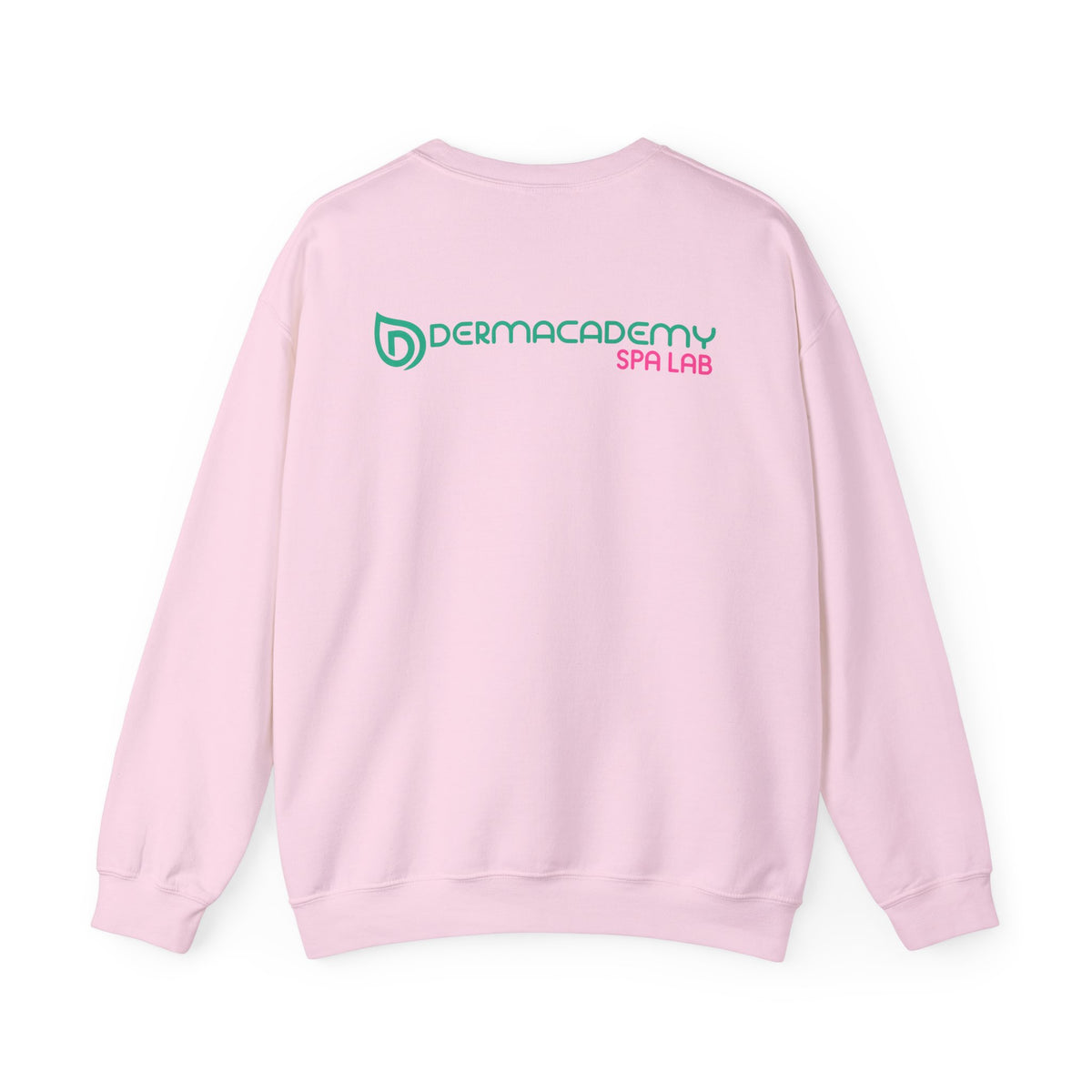 Dermacademy Logo Dermacademy Spa Lab Back Crewneck Sweater