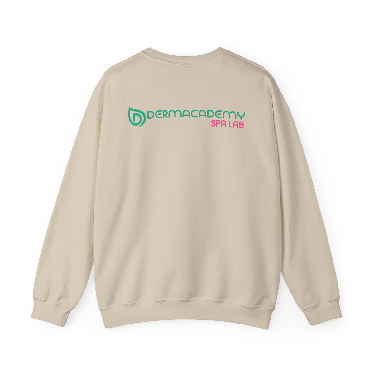Dermacademy Logo Dermacademy Spa Lab Back Crewneck Sweater