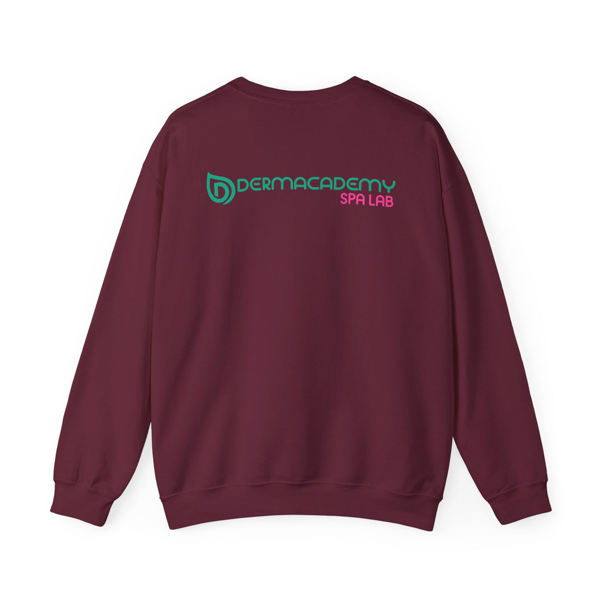Dermacademy Logo Dermacademy Spa Lab Back Crewneck Sweater