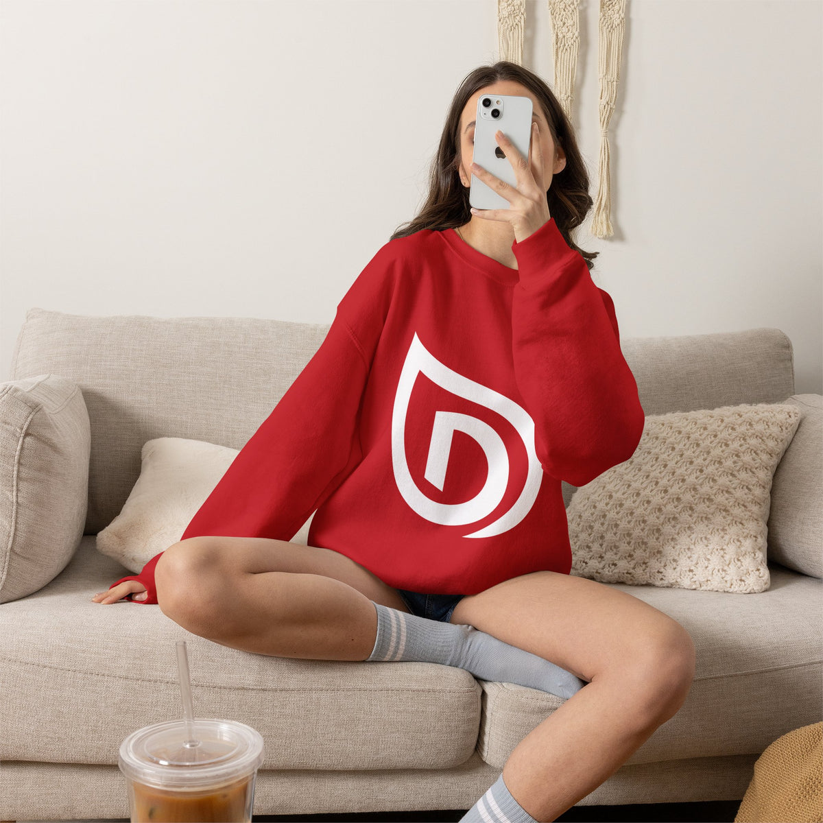 Dermacademy Logo Dermacademy Spa Lab Back Crewneck Sweater