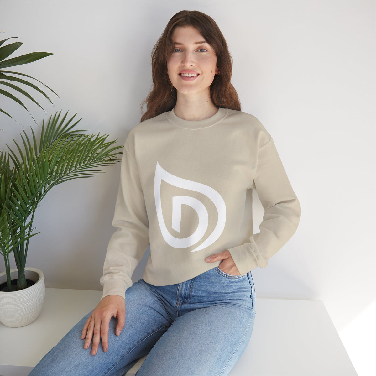 Dermacademy Logo Dermacademy Spa Lab Back Crewneck Sweater