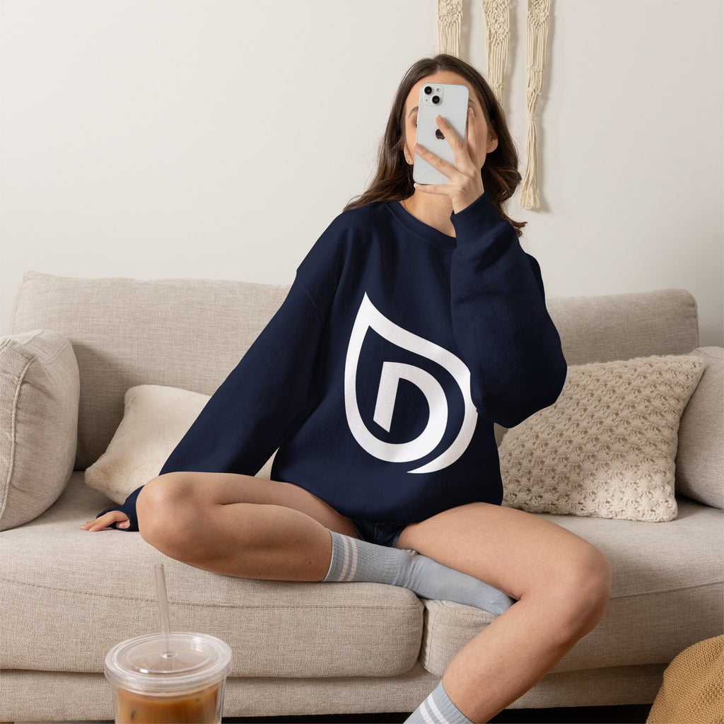Dermacademy Logo Dermacademy Spa Lab Back Crewneck Sweater